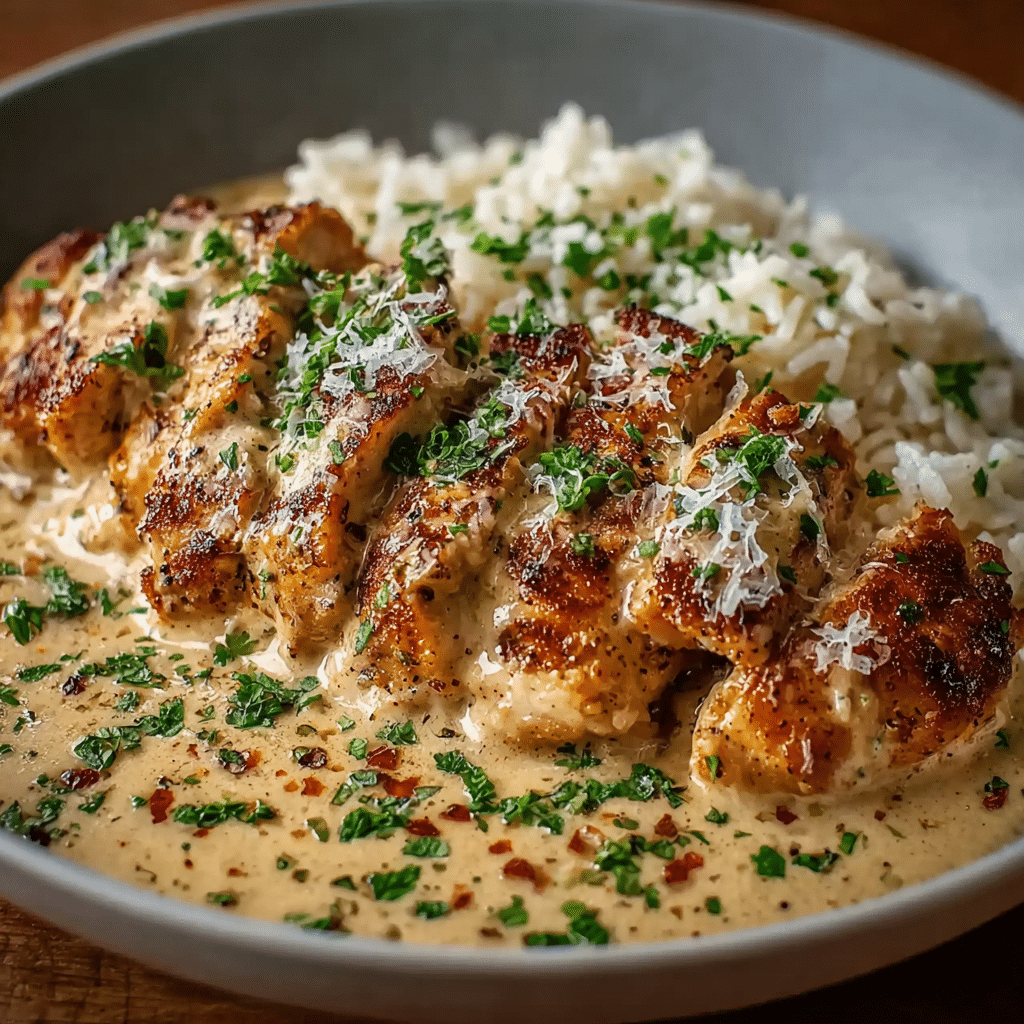 Creamy Cajun Chicken & Rice