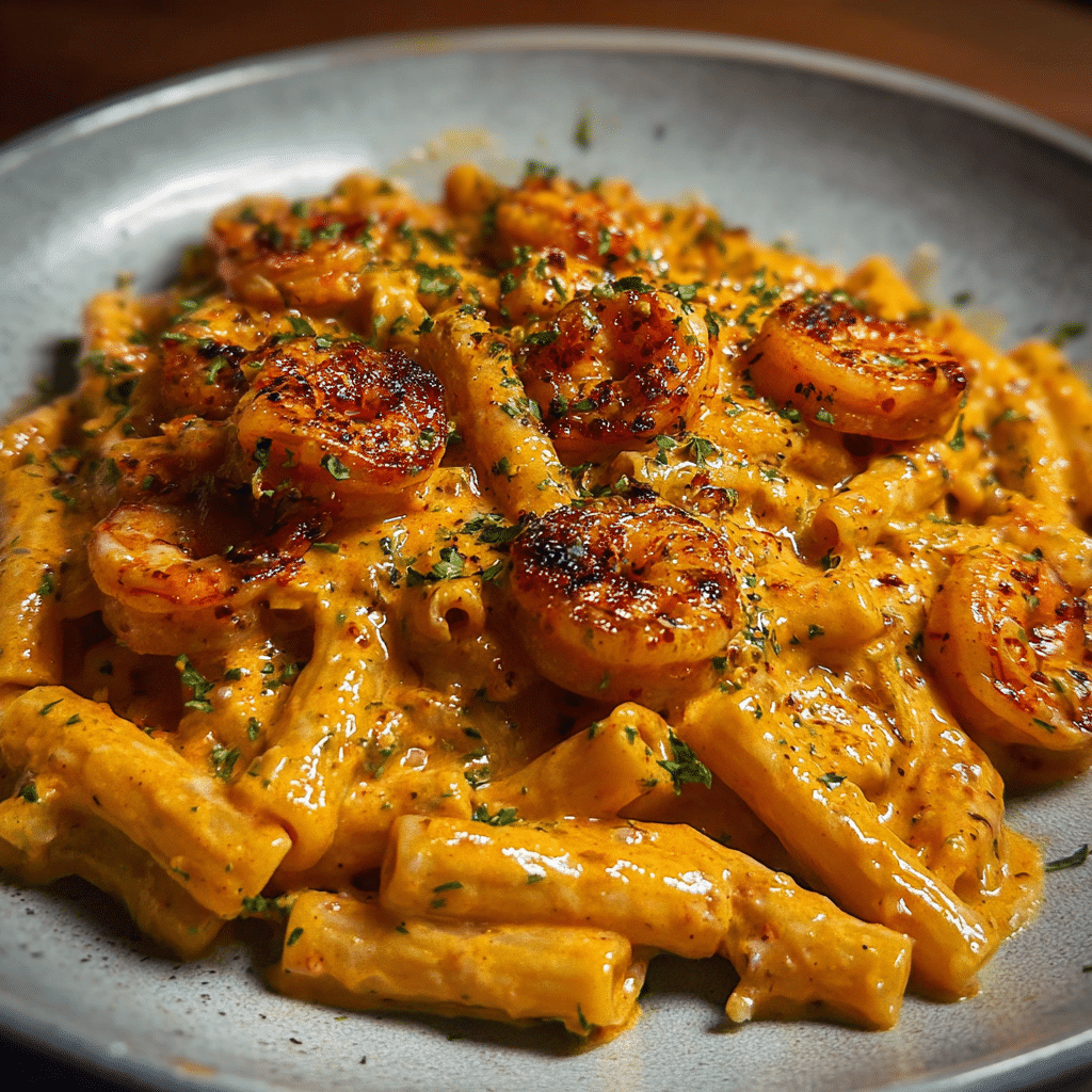 Creamy Cajun Shrimp Pasta