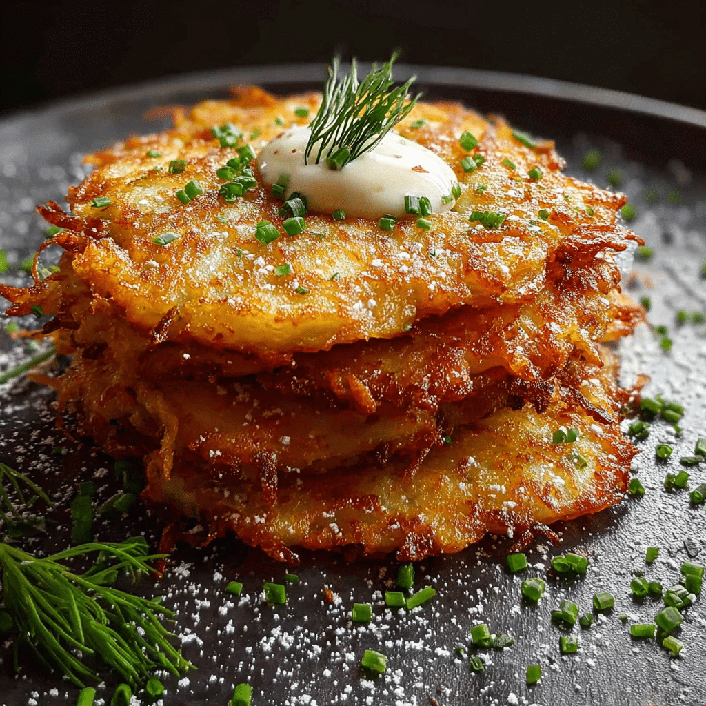 Crispy German Potato Pancakes Recipe