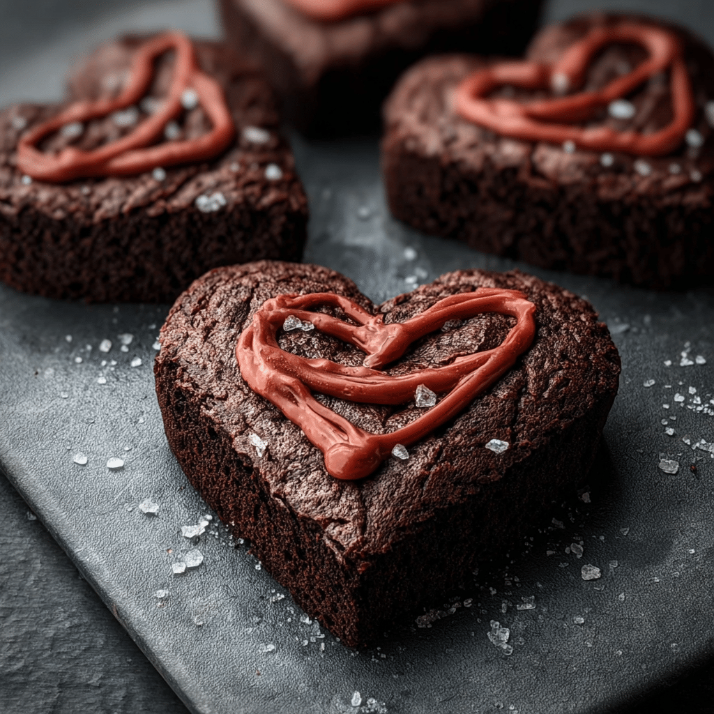 Heart Shaped Brownies
