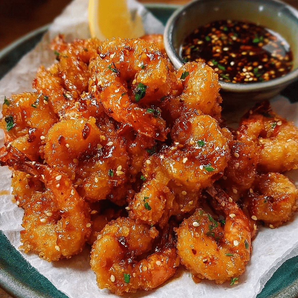 Hot Honey Fried Shrimp