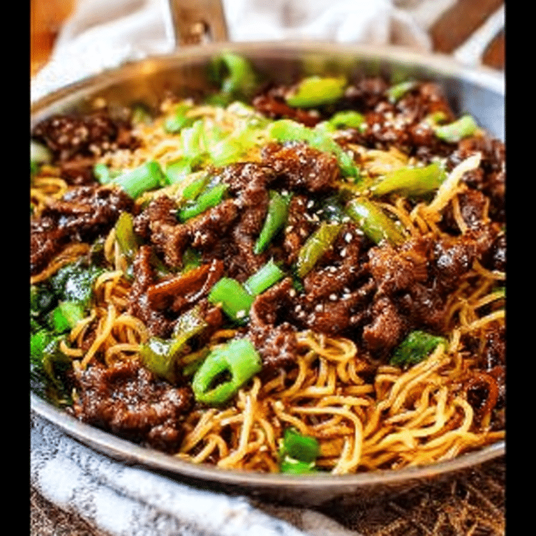 Mongolian Beef Noodles