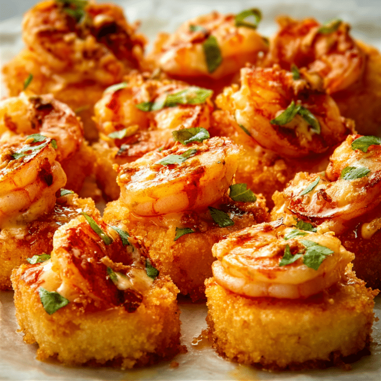 Cheesy Shrimp and Grits Bites