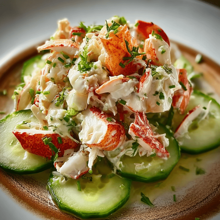 Chilled Cucumber Crab Salad