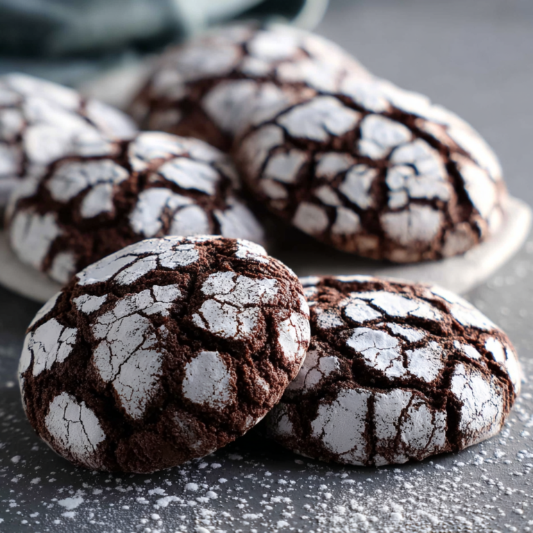 Chocolate Crinkle Cookies Recipe