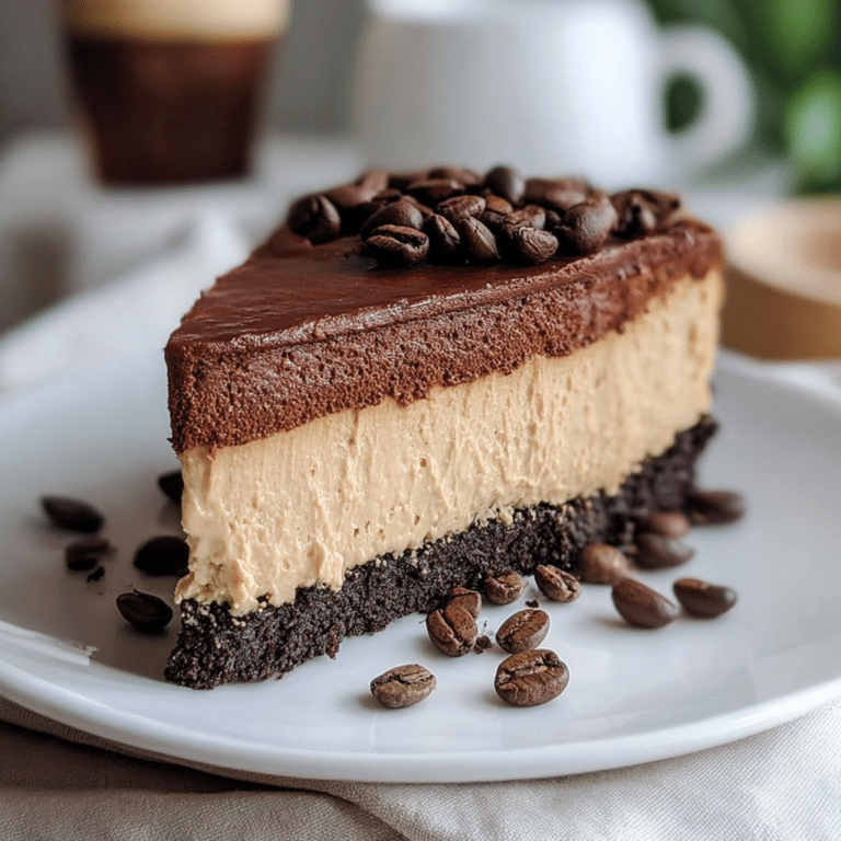 Coffee Brownie Cheesecake