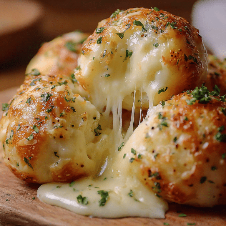 Garlic Butter Cheese Bombs