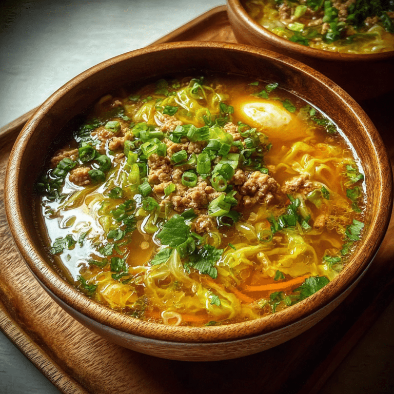 One-Pot Egg Roll Soup