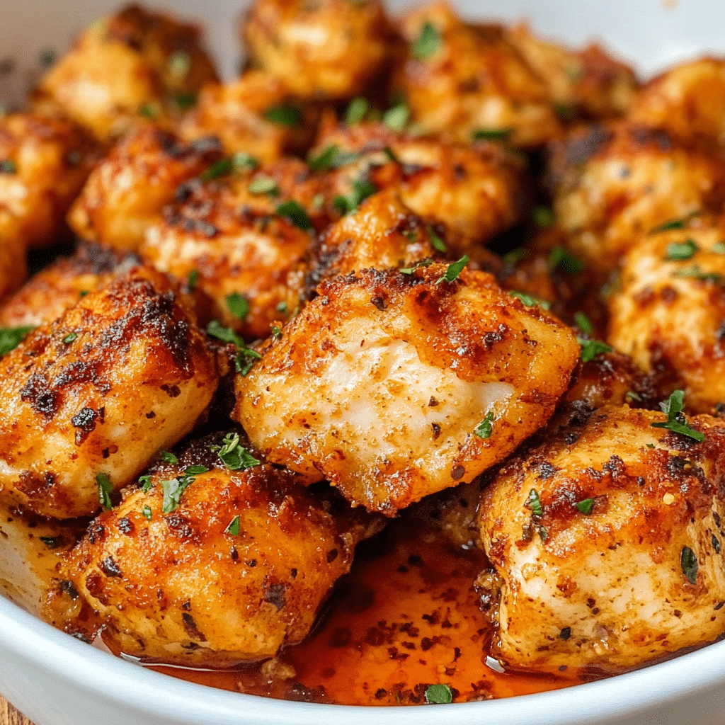 Oven Baked Chicken Bites