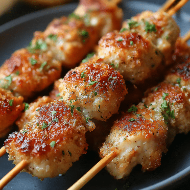 Breaded Chicken Skewers