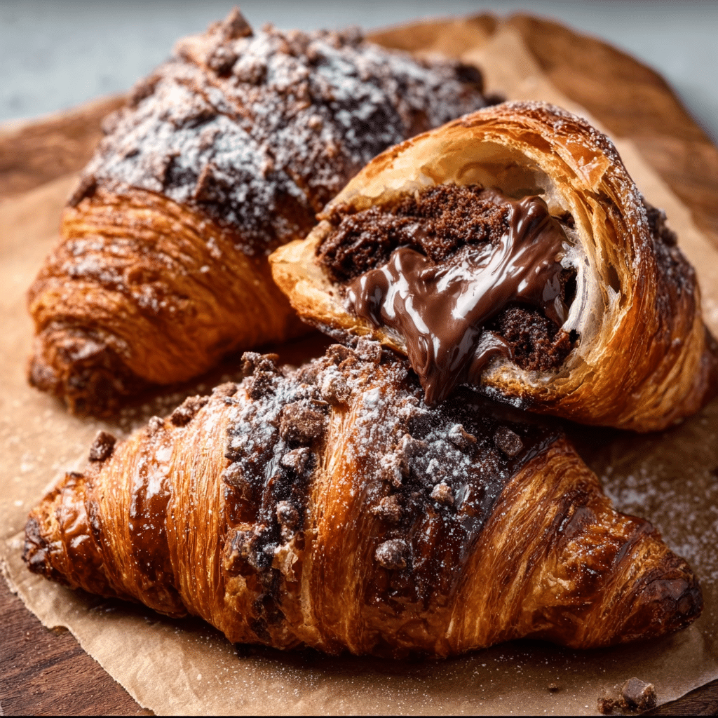 Brownie Batter Croissants