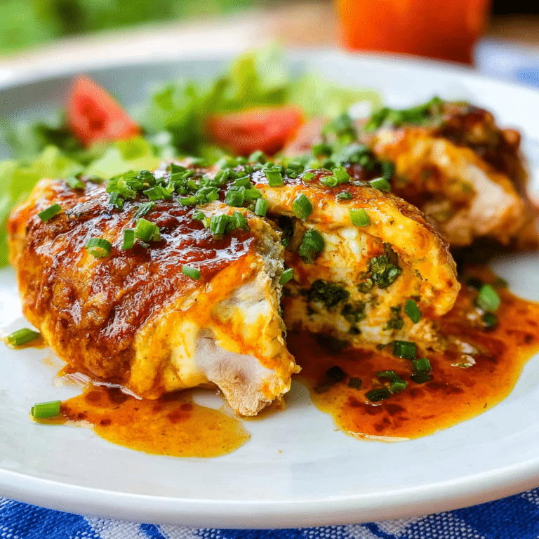 Buffalo Ranch Stuffed Chicken