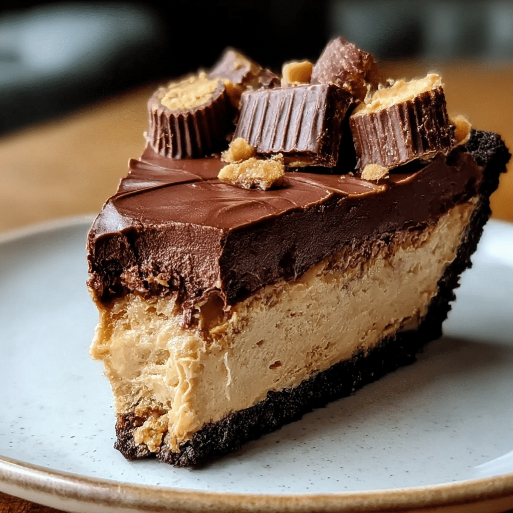 Easy Chocolate Peanut Butter Pie