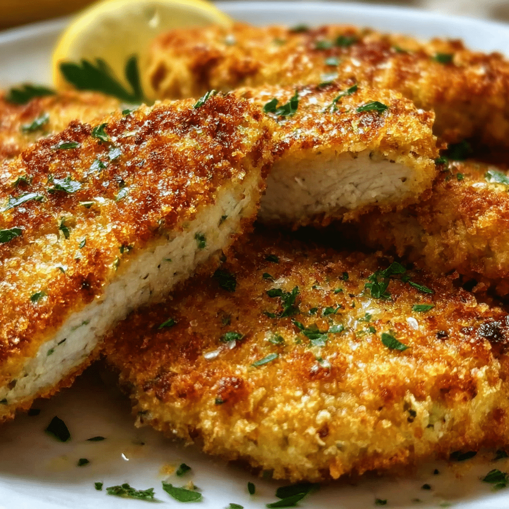 Easy Oven Baked Chicken Cutlets