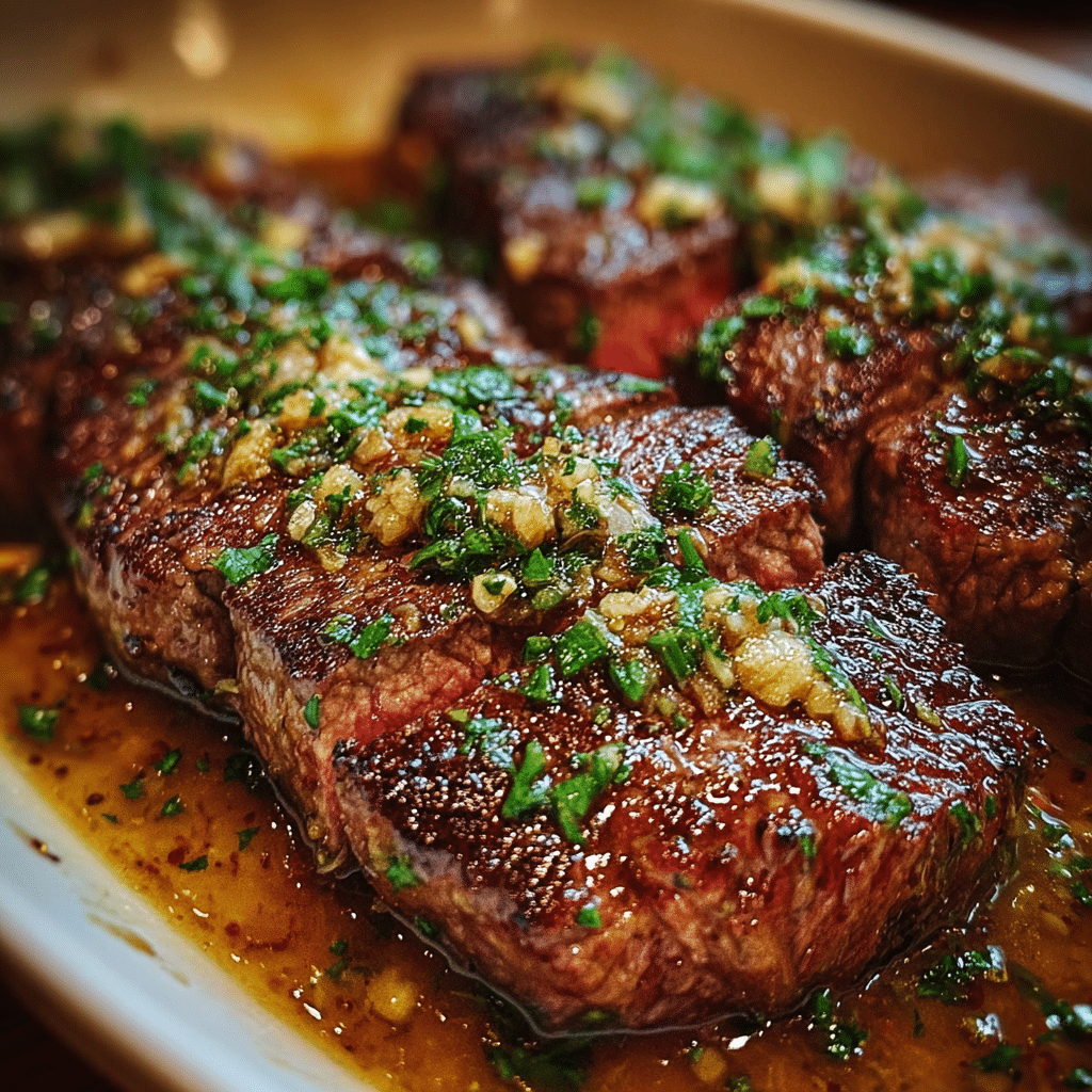 Garlic Butter Brazilian Steak