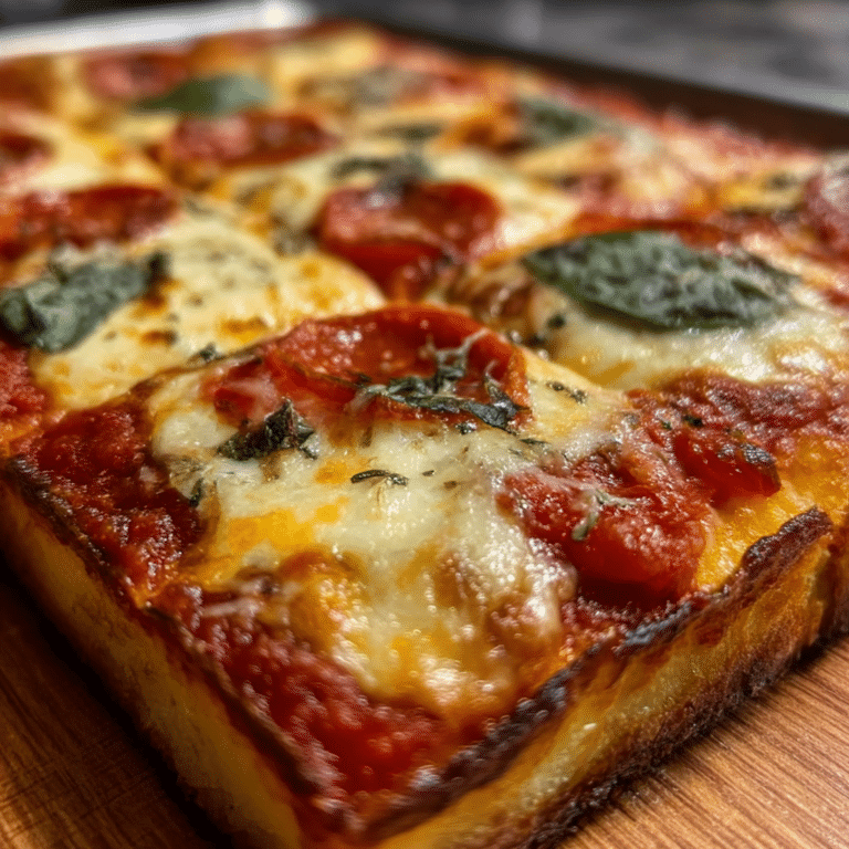 New York Bakery-Style Sicilian Pizza