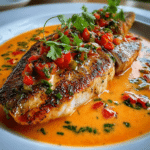 Red Snapper with Creamy Creole Sauce