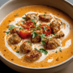 Sausage & Tomato Cream Cheese Soup