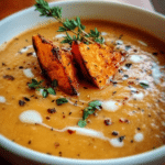 Savory Italian Sweet Potato Soup