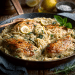 Creamy Lemon Chicken Orzo