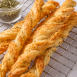 Crispy Rosemary Parmesan Cheese Straws