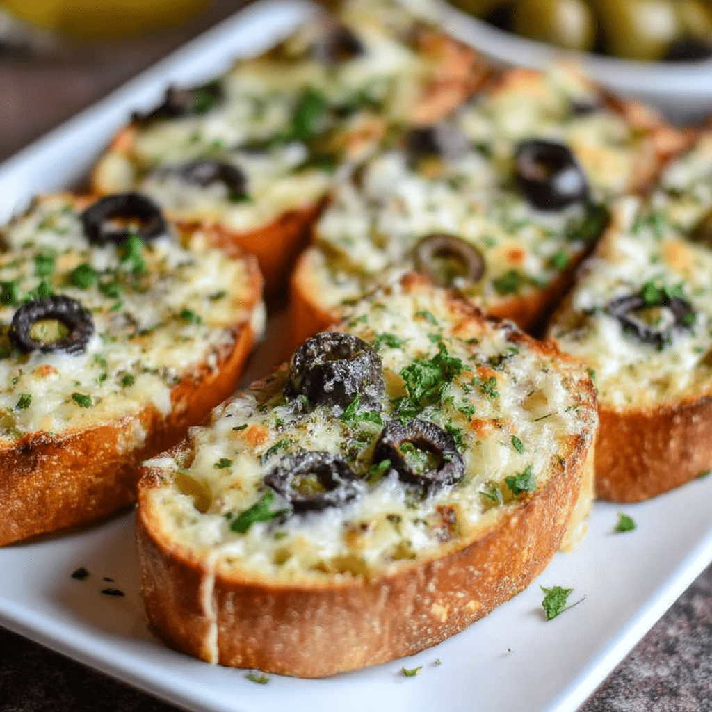 Easy Olive Cheese Bread