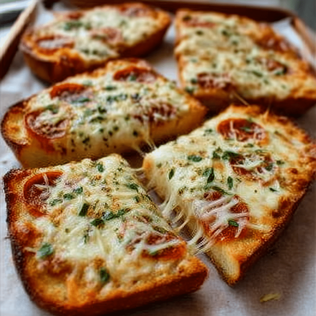Homemade Garlic Bread Pizza