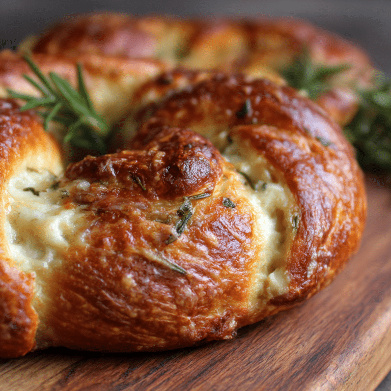Mozzarella Stuffed Rosemary and Parmesan Soft Pretzels