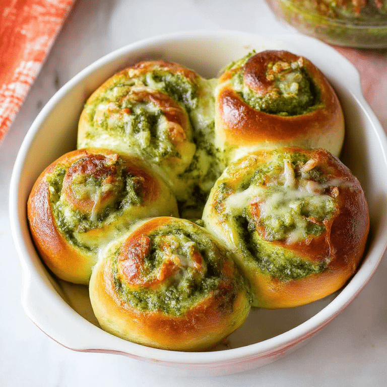 Pesto Mozzarella Rolls