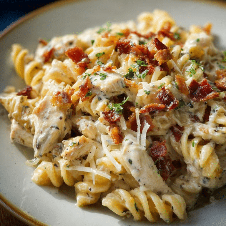 Chicken Bacon Ranch Pasta