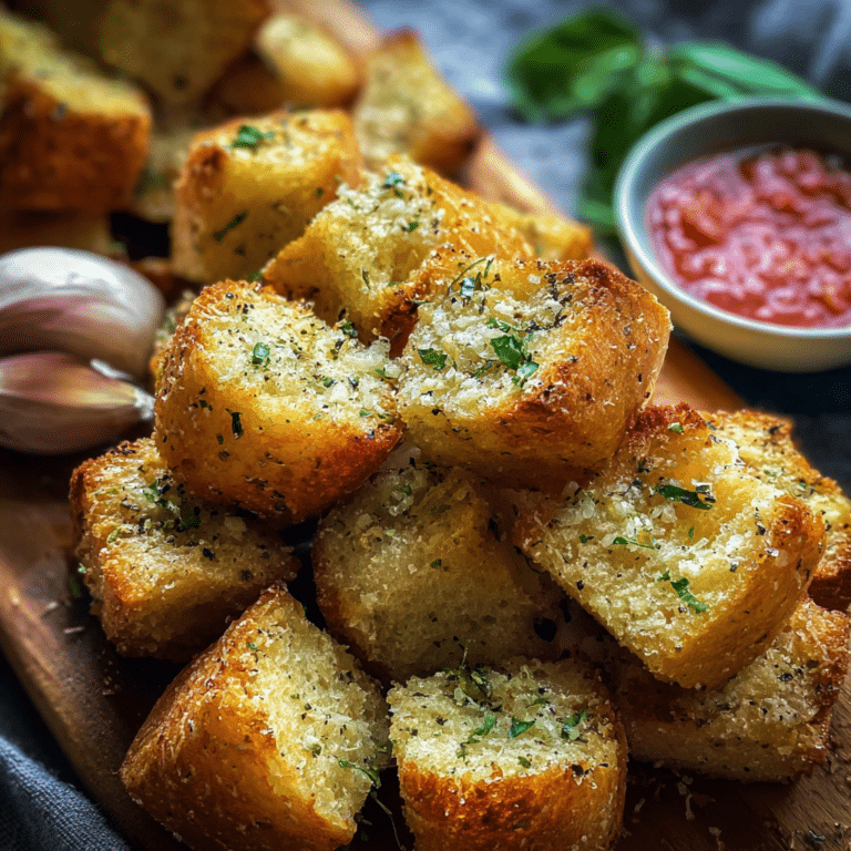 Garlic Parmesan Bread Bites